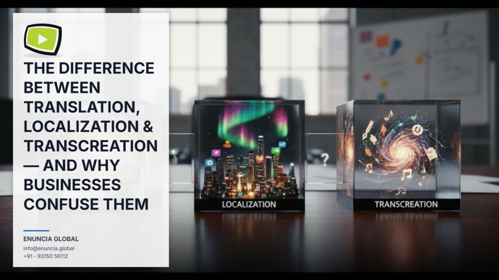 Translation, Localization & Transcreation