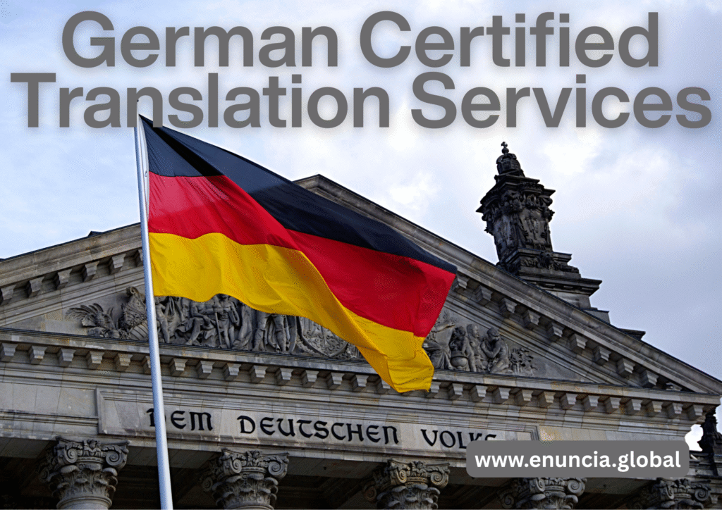 German Certified Translation Services by Enuncia Global