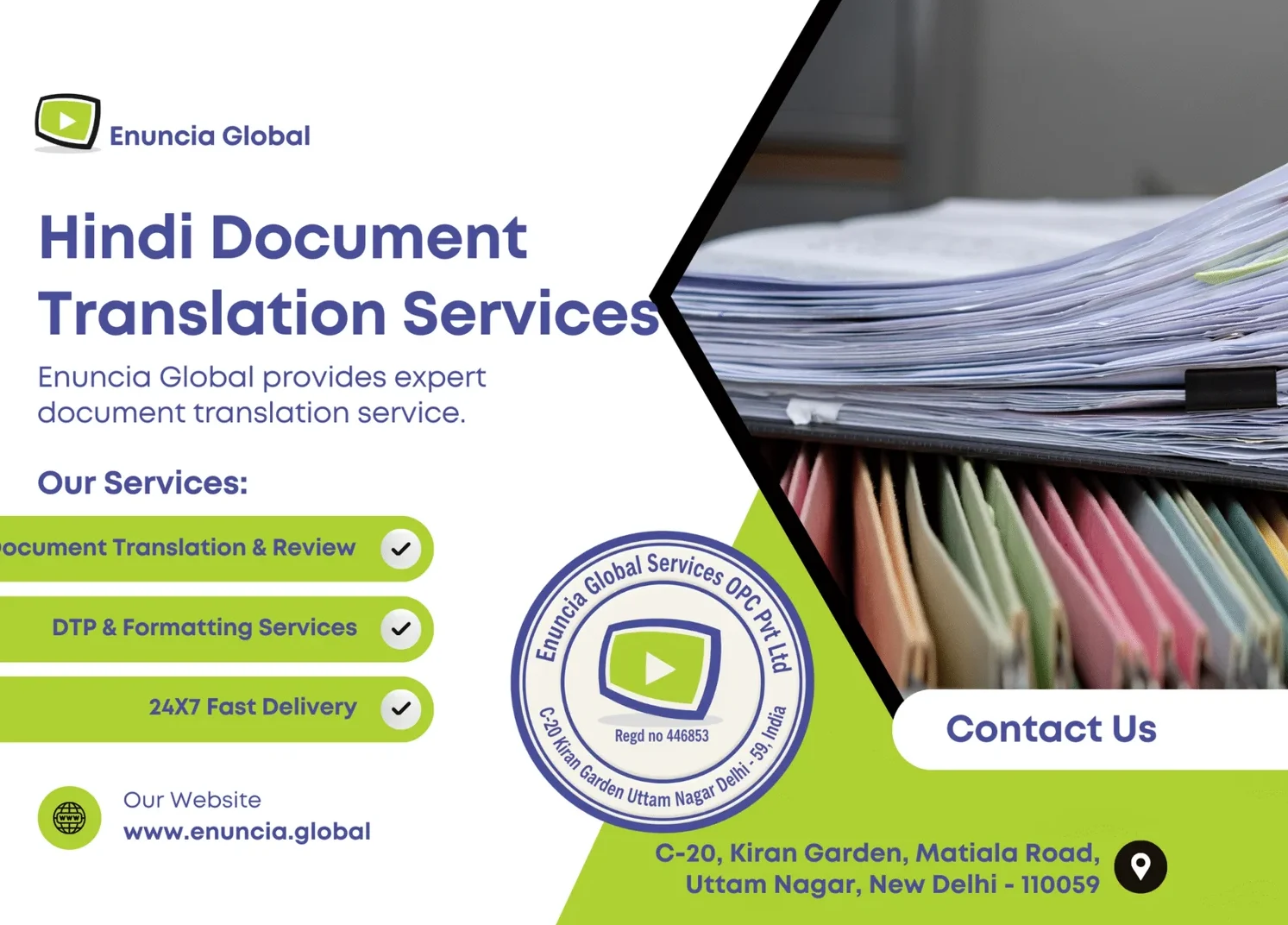 Hindi Document Translation Services: Accurate & Reliable