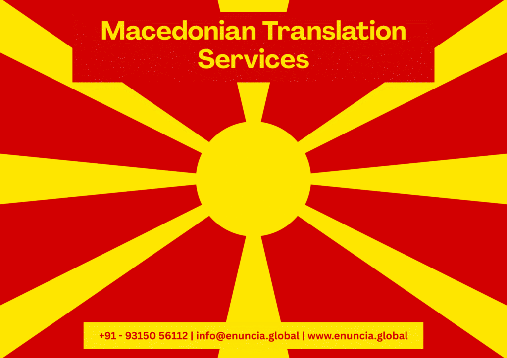 Macedonian Translation Services by Enuncia Global